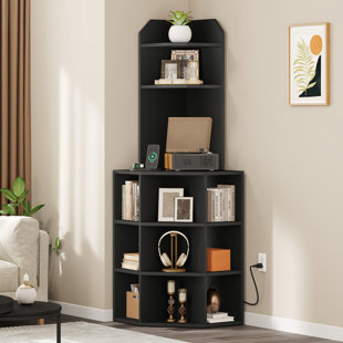 Kynlyn deals corner bookcase